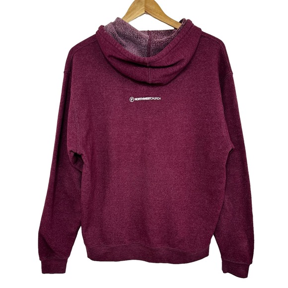 North West Kids Burgundy Hoodie Sweatshirt Size Medium Church For Generations - Picture 4 of 10